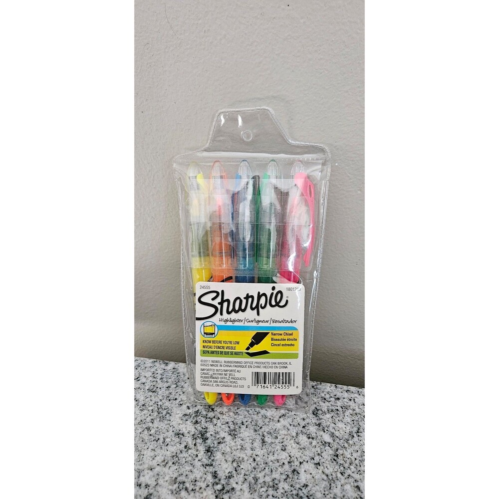 Sharpie Narrow Chisel Liquid Highlighters